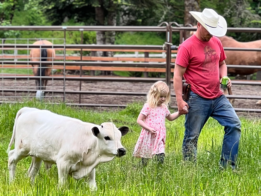 Kids and Cattle