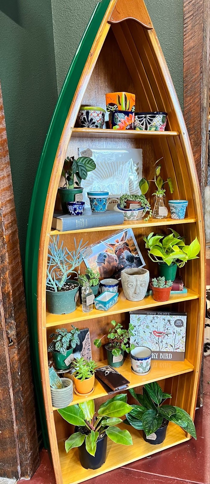 Shelf full of objects